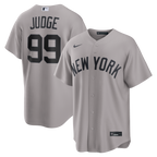 GoalStyle New York Yankees Gray Road Jersey Aaron Judge #99 — front and back
