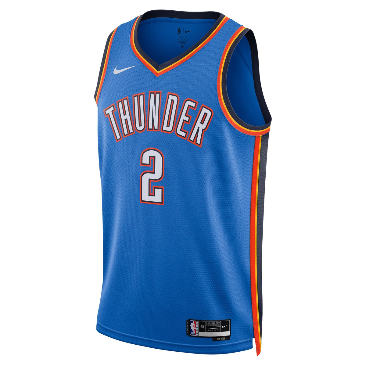 Oklahoma City Thunder 2025/26 Icon Edition jersey — Shai Gilgeous-Alexander #2 — vista adicional