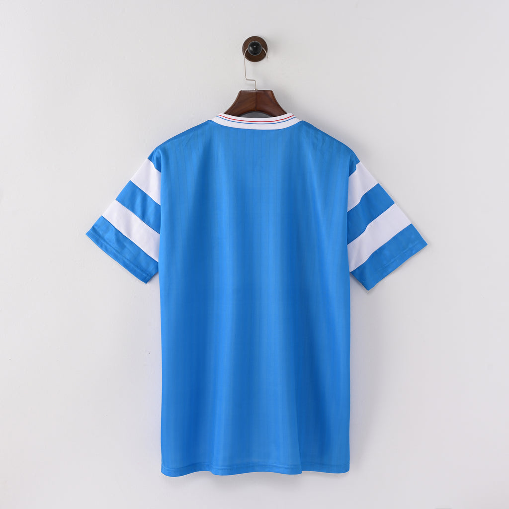 Olympique de Marseille 1990 Away Retro Jersey — espalda completa