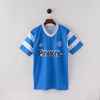 Olympique de Marseille 1990 Away Retro Jersey — frente completo