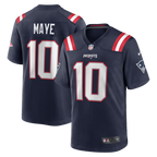 New England Patriots NFL jersey — Drake Maye #10 — front view