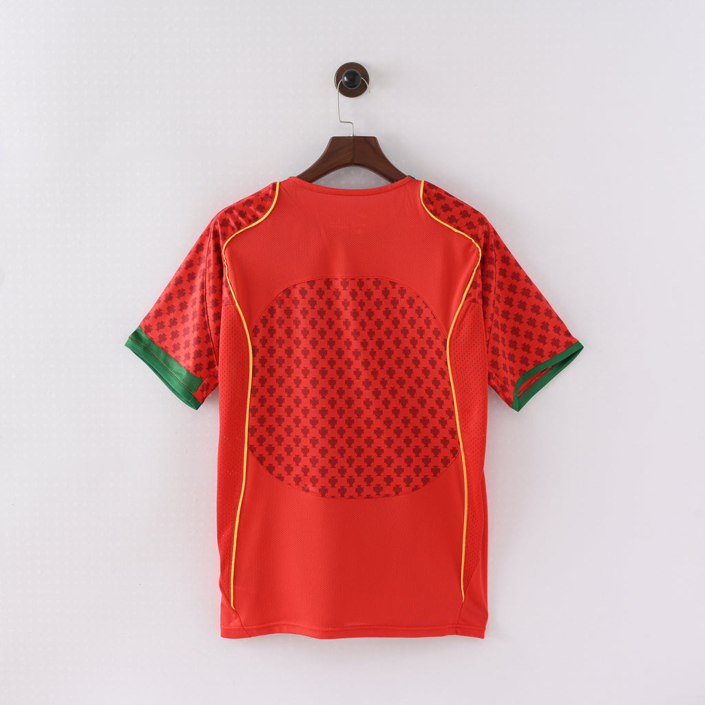 Portugal 2004 home retro jersey, vista trasera
