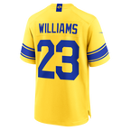 Los Angeles Rams Classic Sol Gold jersey Kyren Williams #23 back