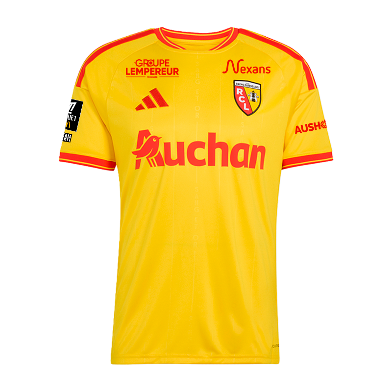 RC Lens 2026/27 home Fan jersey front view