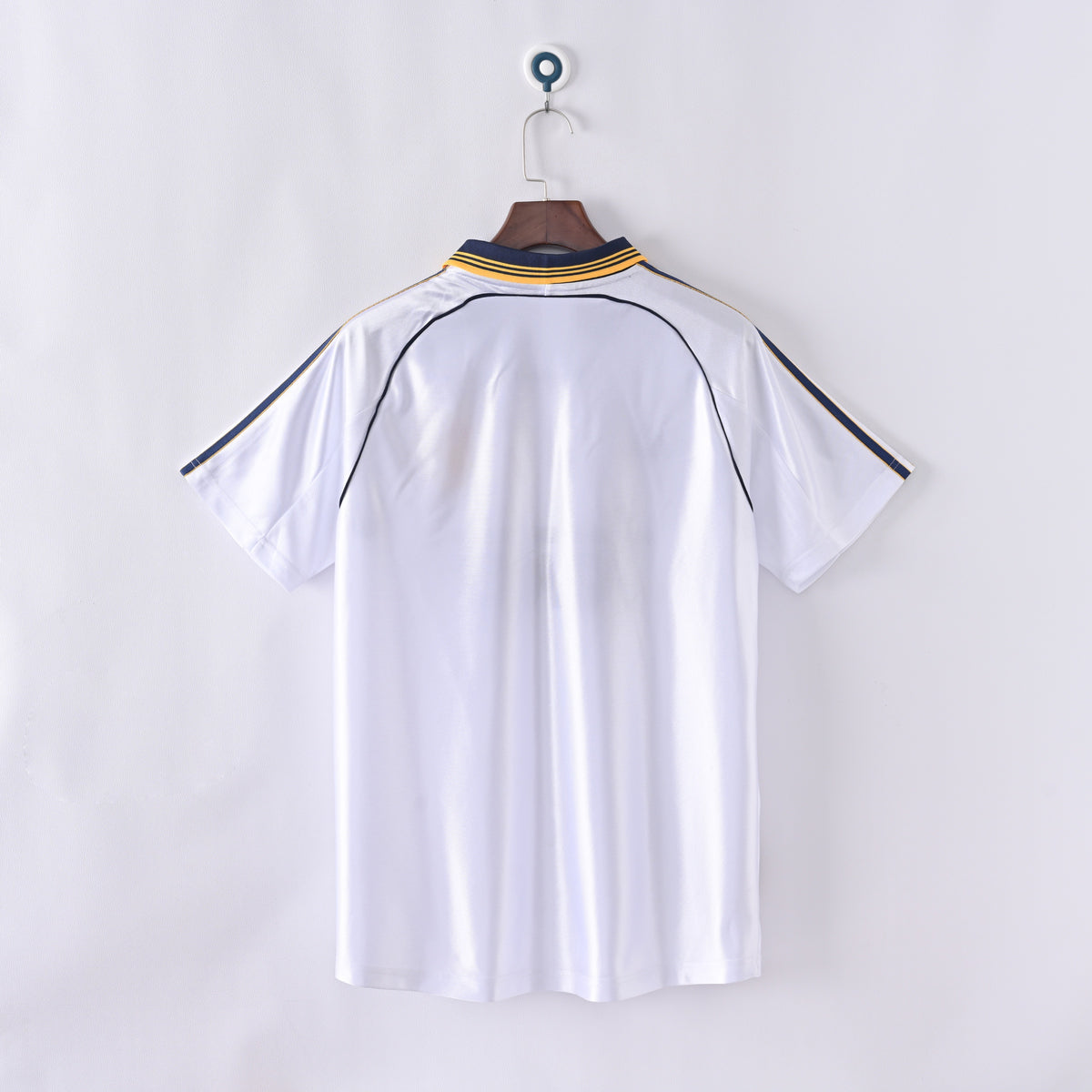 Real Madrid 1998–2000 Home Retro Jersey - complete back view