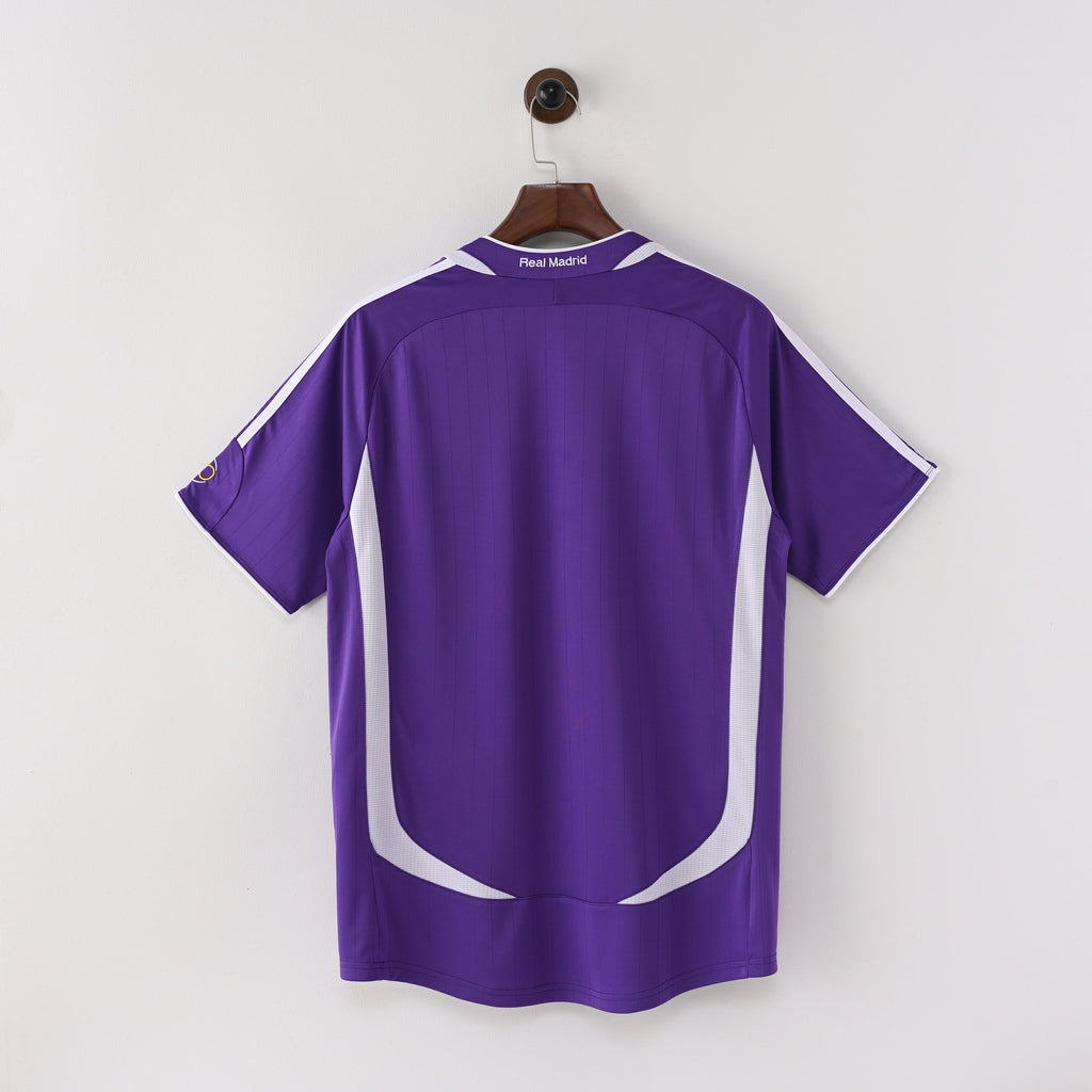 Real Madrid 2006/07 away retro jersey back