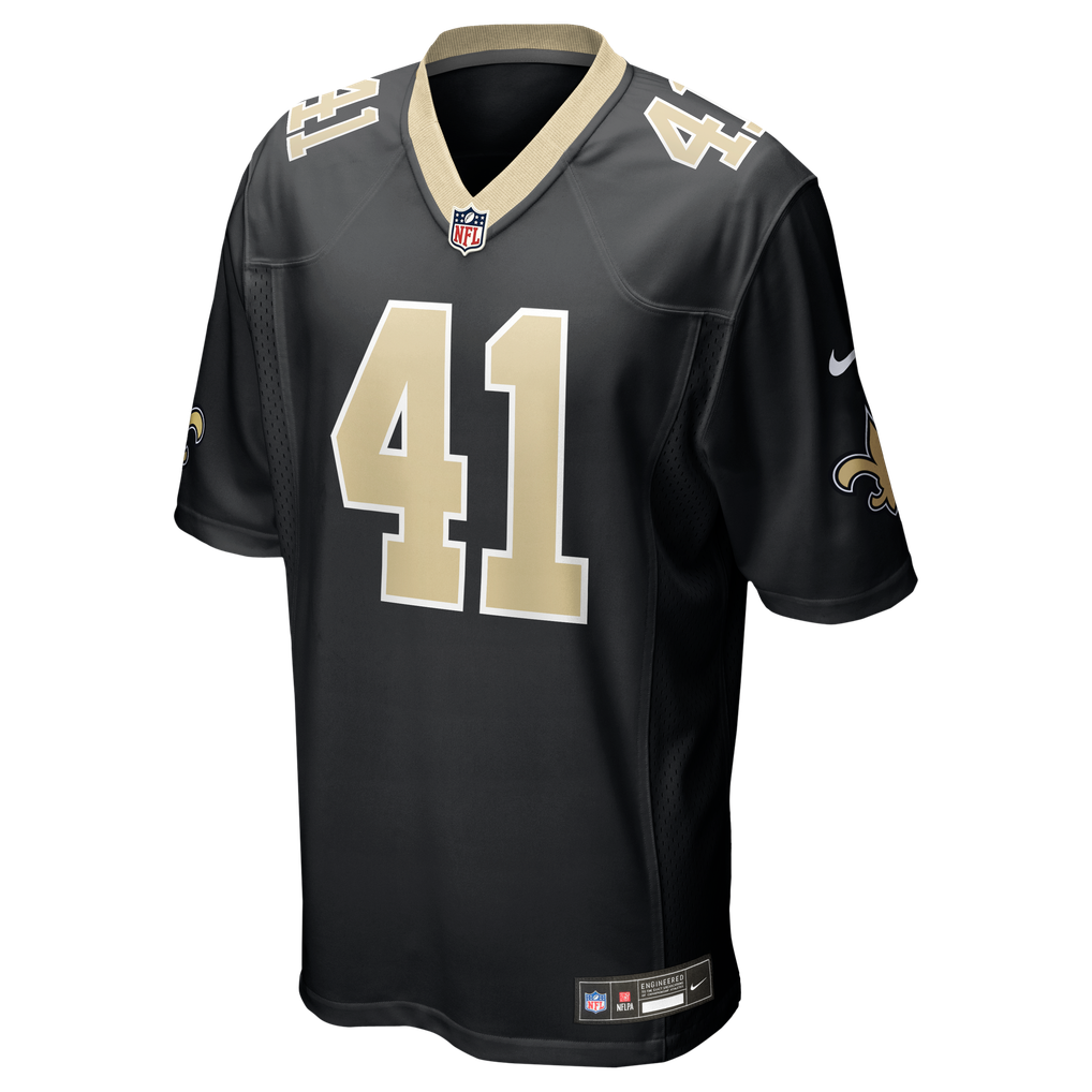 New Orleans Saints NFL jersey — Alvin Kamara #41 — back view
