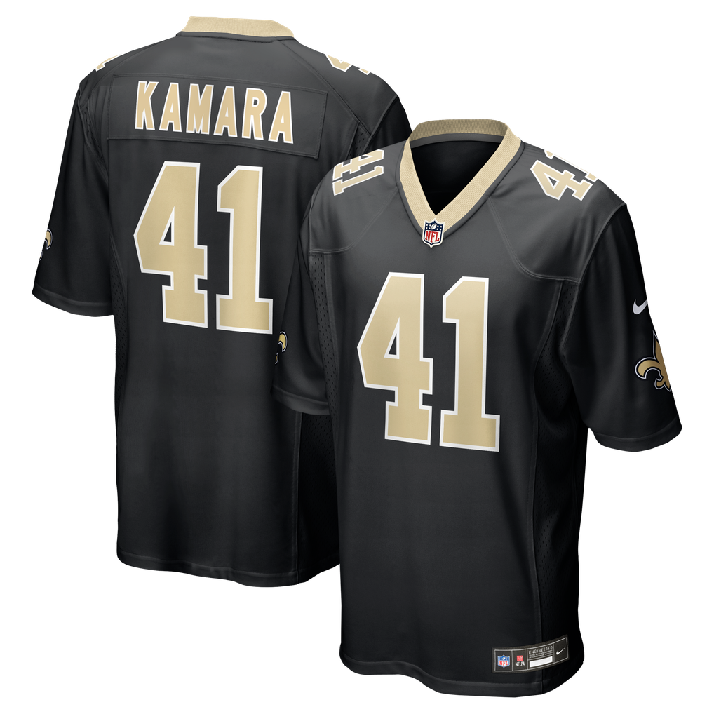 New Orleans Saints NFL jersey — Alvin Kamara #41 — front view