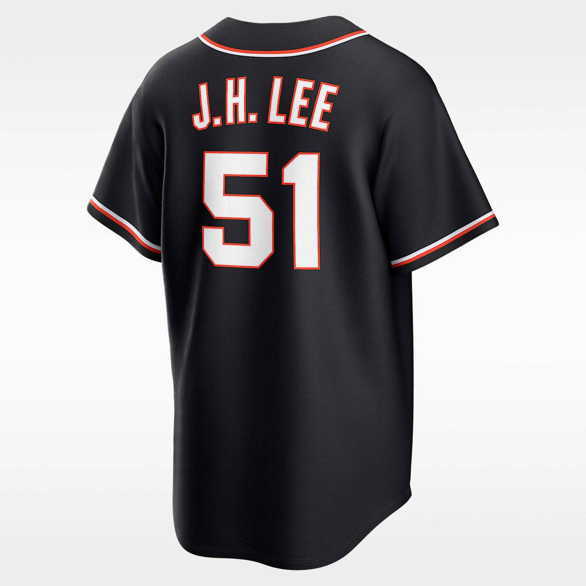 San Francisco Giants Jersey — Black 2026 — Jung Hoo Lee #51 — back view
