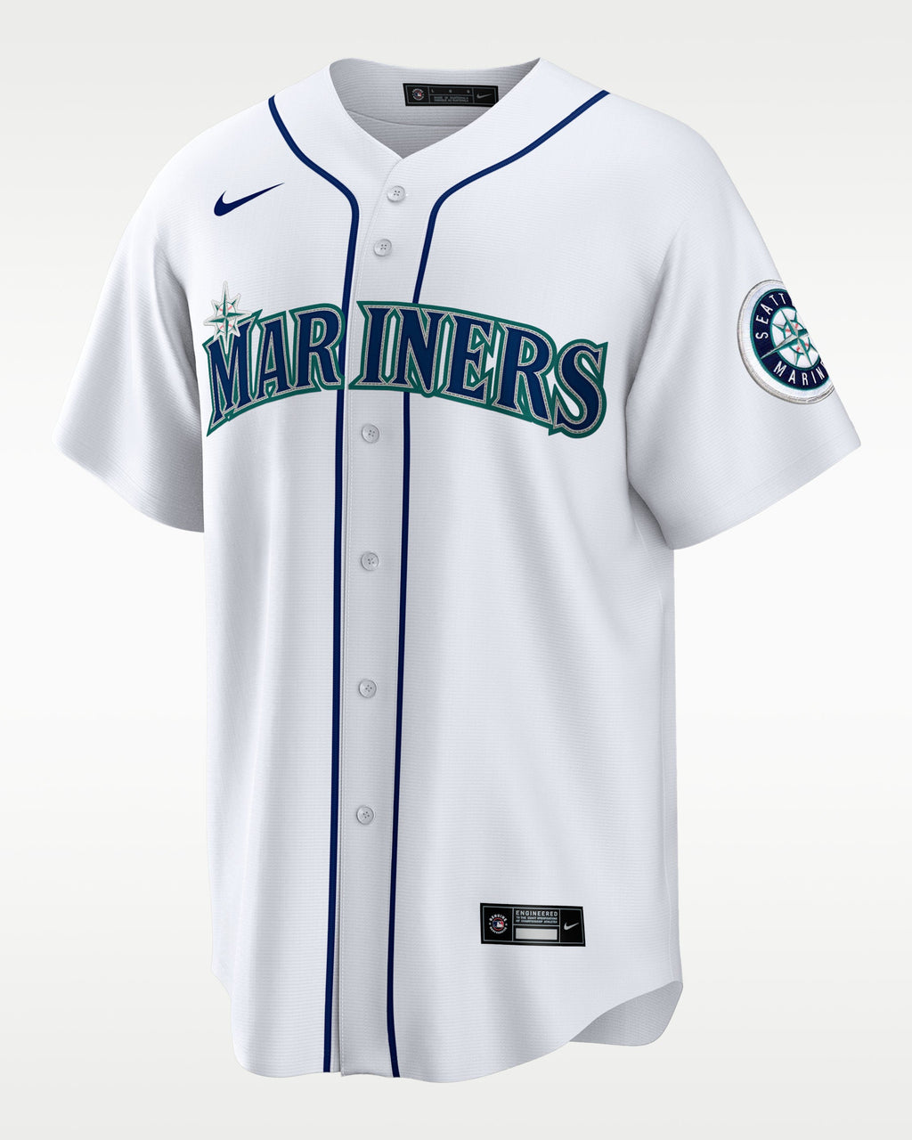 Seattle Mariners Jersey — Teal Home — Ken Griffey Jr #24 — front view