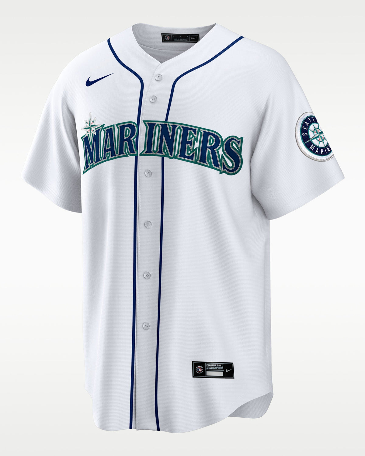 Seattle Mariners Jersey — Teal Home — Ken Griffey Jr #24 — front view