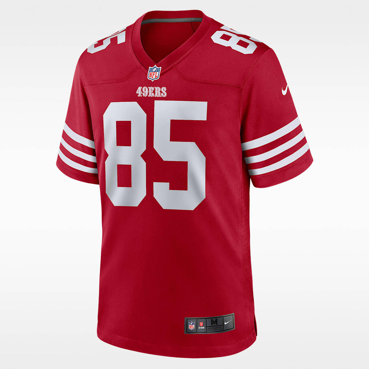 San Francisco 49ers Scarlet Alternate Jersey — George Kittle #85 — front view