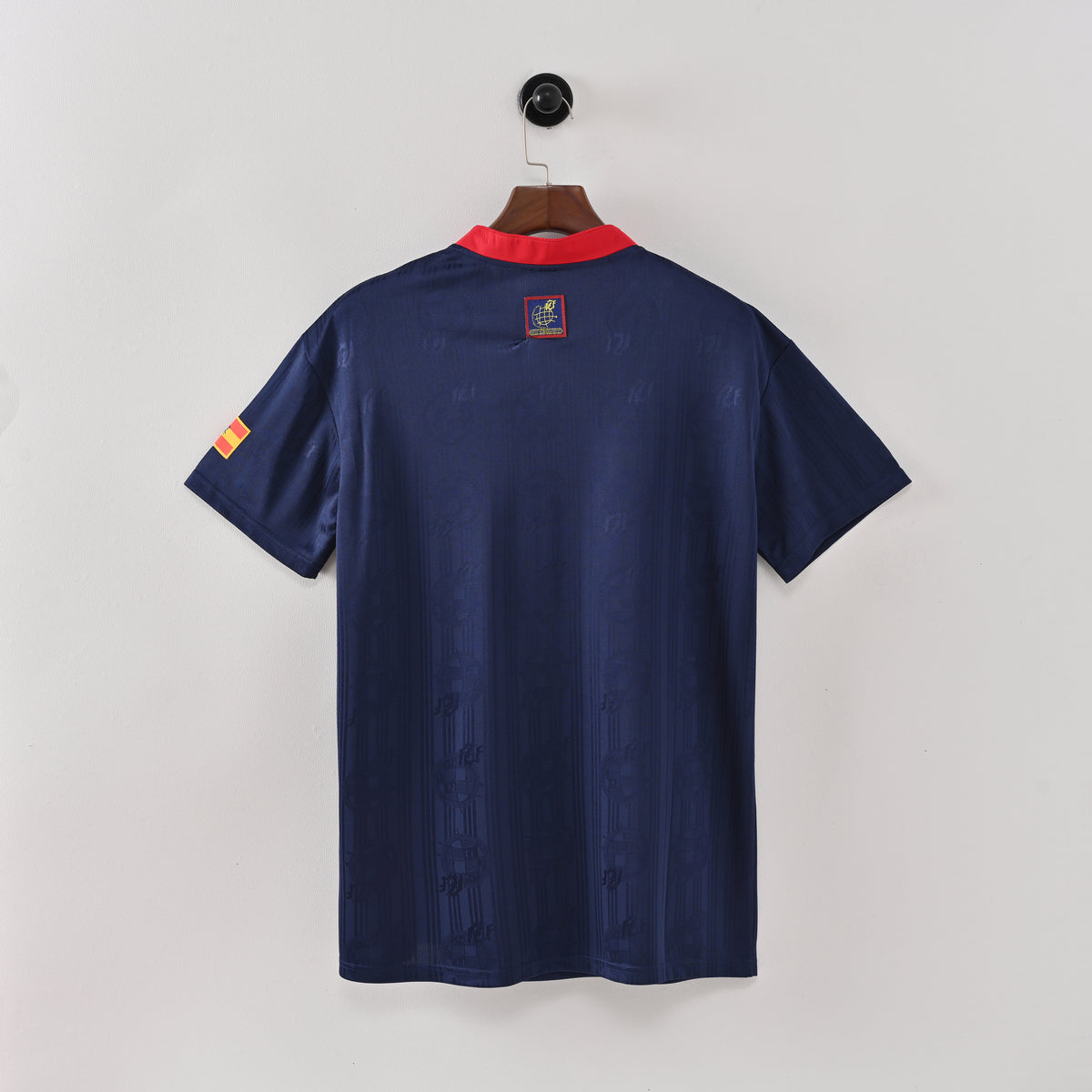 Spain 1996 Away Retro Jersey - back view