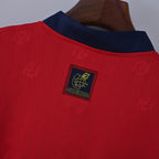 Spain 1996 Home Retro Jersey - back view