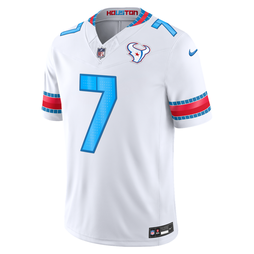 Houston Texans 2026 Rivalries white Limited Jersey C.J. Stroud #7 front GoalStyle