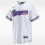 Texas Rangers Jersey — White Home — Marcus Semien #2 — front view