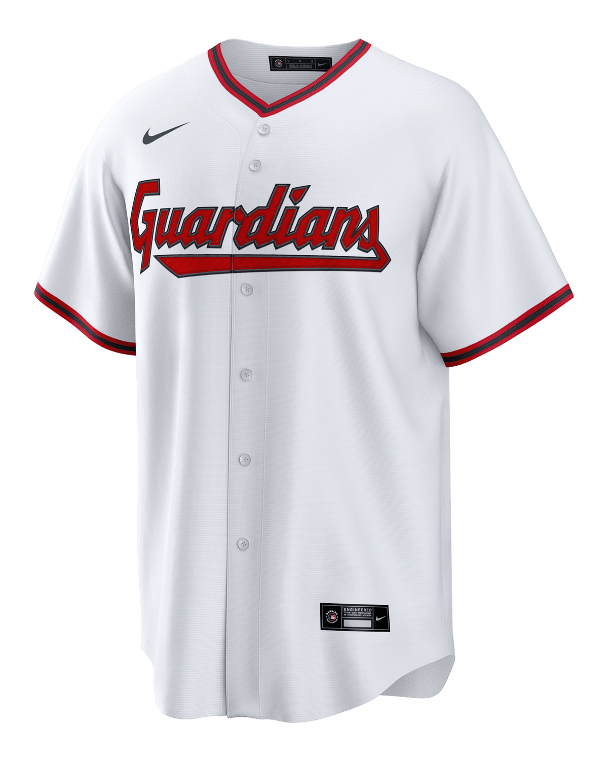 Cleveland Guardians Jersey — White Home 2026 — José Ramírez #11 — front view
