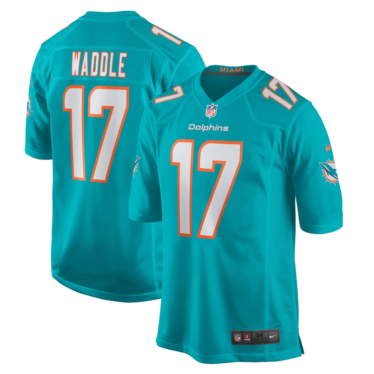 Miami Dolphins Aqua Alternate Jersey — Jaylen Waddle #17