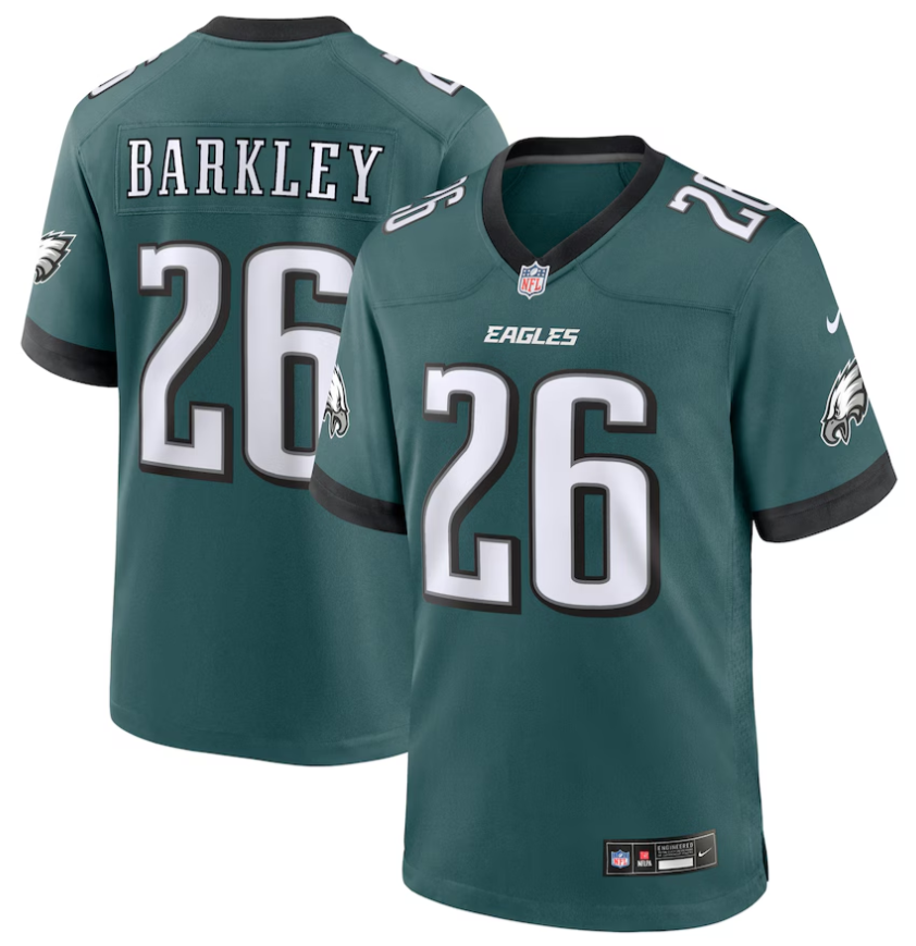 Philadelphia Eagles NFL jersey — Saquon Barkley #26