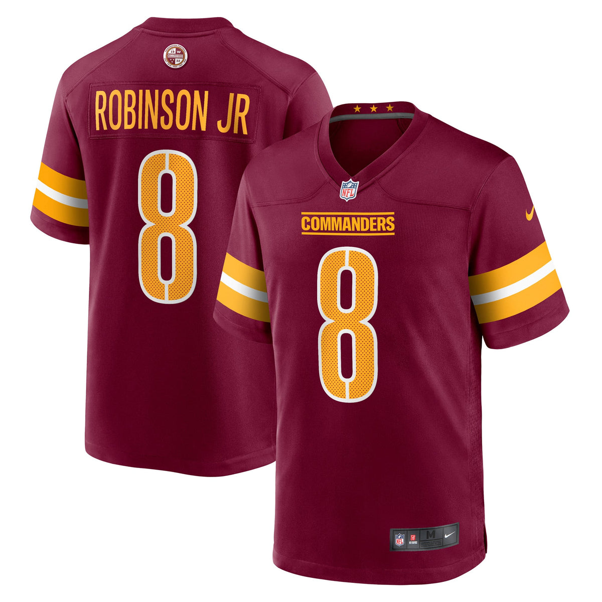 Washington Commanders NFL jersey — Brian Robinson Jr. #8