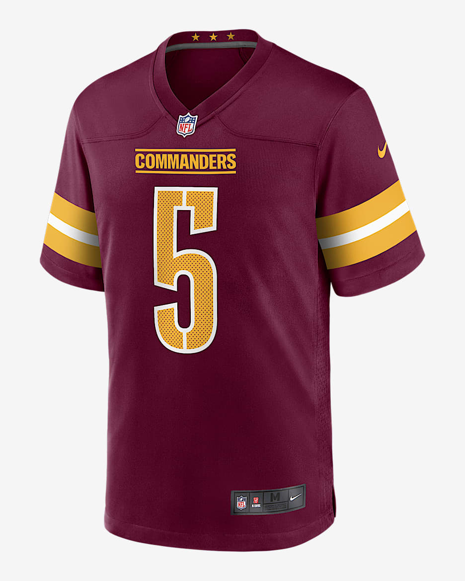 Washington Commanders NFL jersey — Jayden Daniels #5
