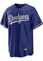 Los Angeles Dodgers Jersey — Deep Royal Alternate — back view