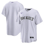 Colorado Rockies Jersey — White Home — front view