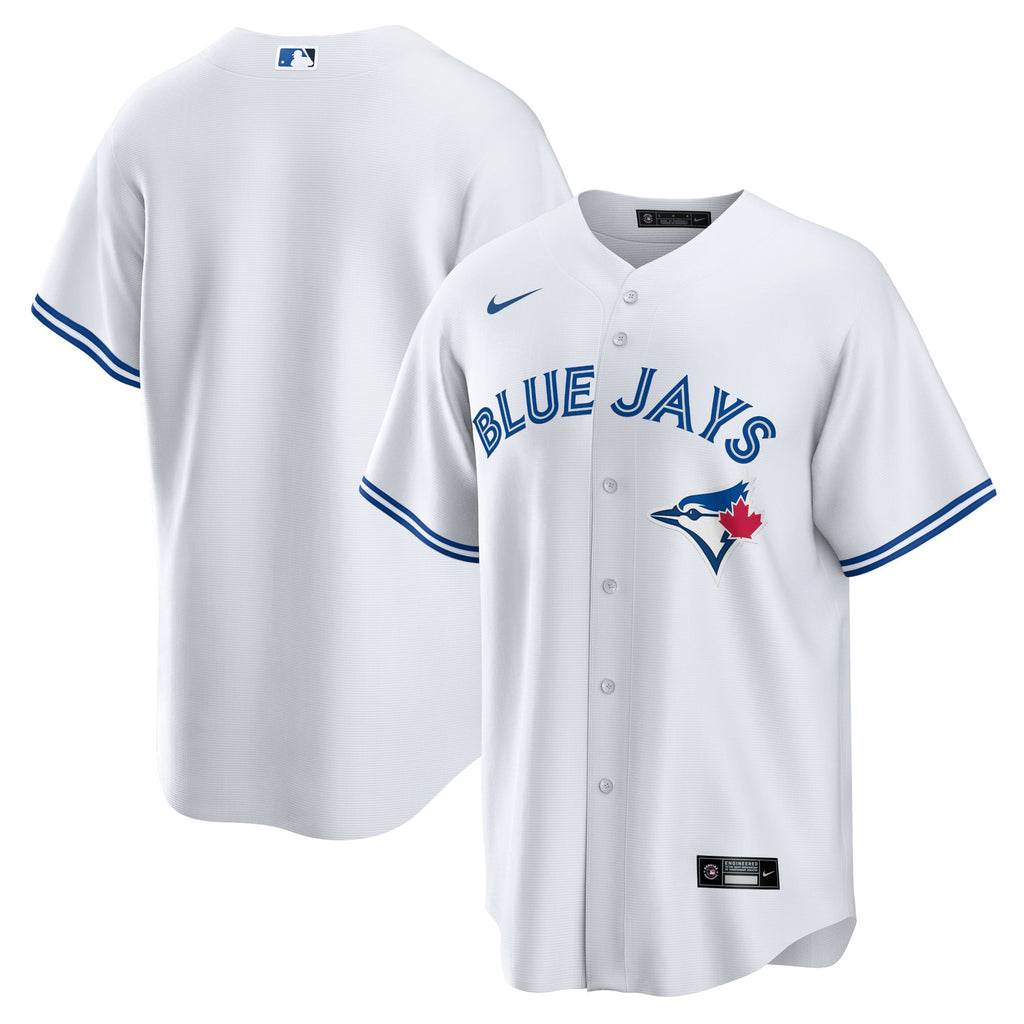 Toronto Blue Jays Jersey — White Home — front and back views