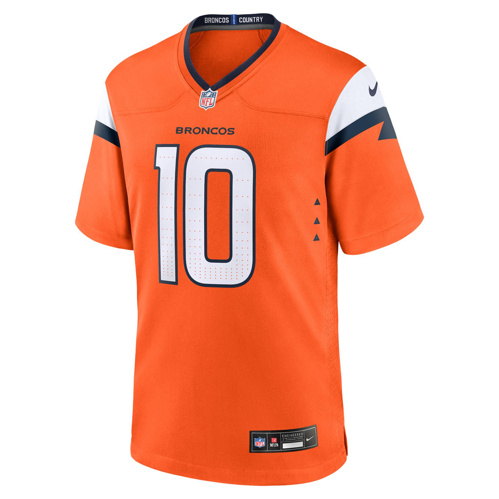 Denver Broncos NFL jersey — Bo Nix #10 — back view