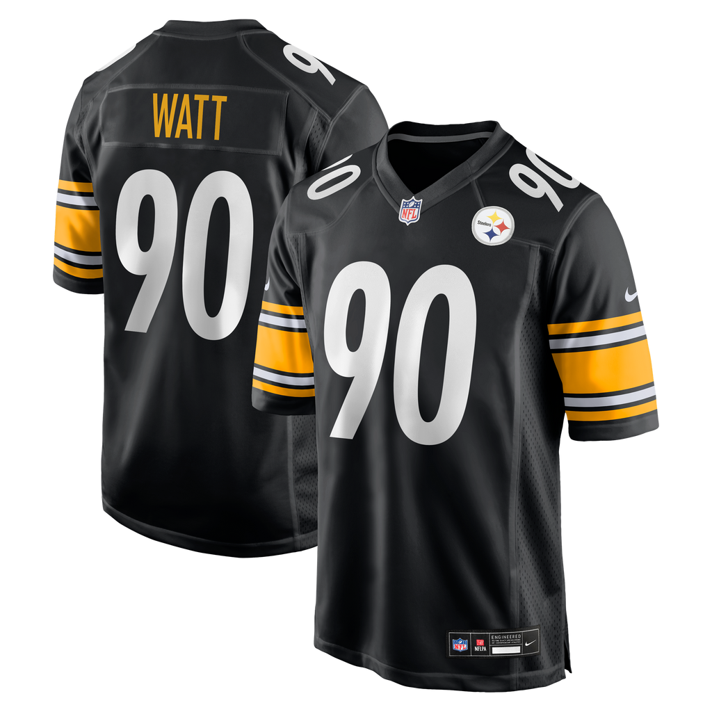 Pittsburgh Steelers NFL jersey — T.J. Watt #90 — front view