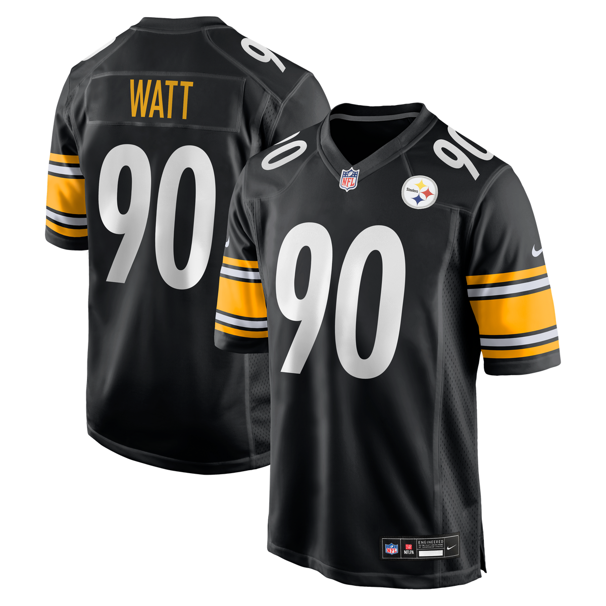 Pittsburgh Steelers NFL jersey — T.J. Watt #90 — front view