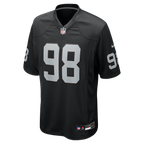 Las Vegas Raiders NFL jersey — Maxx Crosby #98 — back view