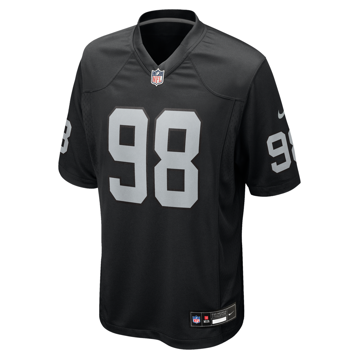 Las Vegas Raiders NFL jersey — Maxx Crosby #98 — back view