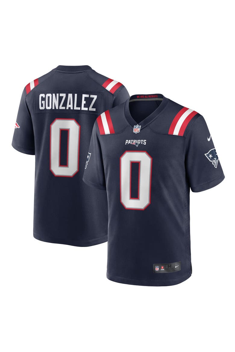 New England Patriots NFL jersey — Christian Gonzalez #6 — clean isolated jersey