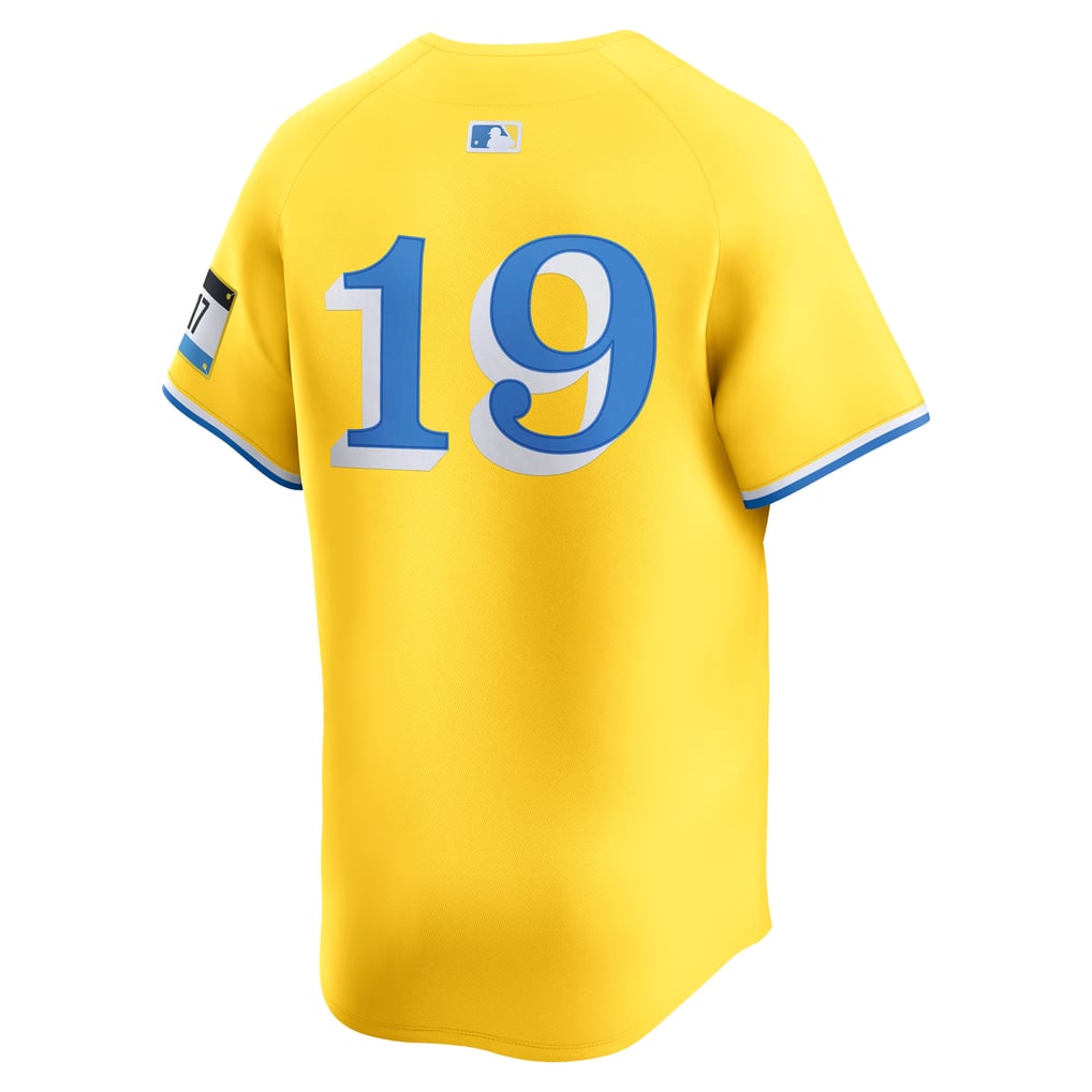 Boston Red Sox Gold City Connect Roman Anthony #19 men's jersey back