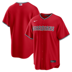 Cleveland Guardians Red Alternate men's jersey front and back
