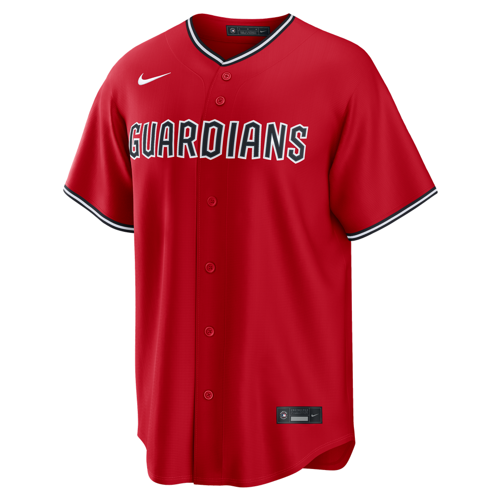 Cleveland Guardians Red Alternate men's jersey front