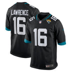 GoalStyle Jacksonville Jaguars Alternate Jersey Black Trevor Lawrence #16 front back