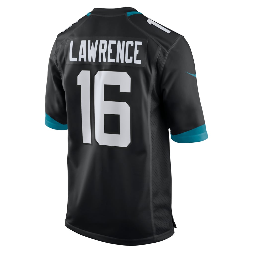 GoalStyle Jacksonville Jaguars Alternate Jersey Black Trevor Lawrence #16 back