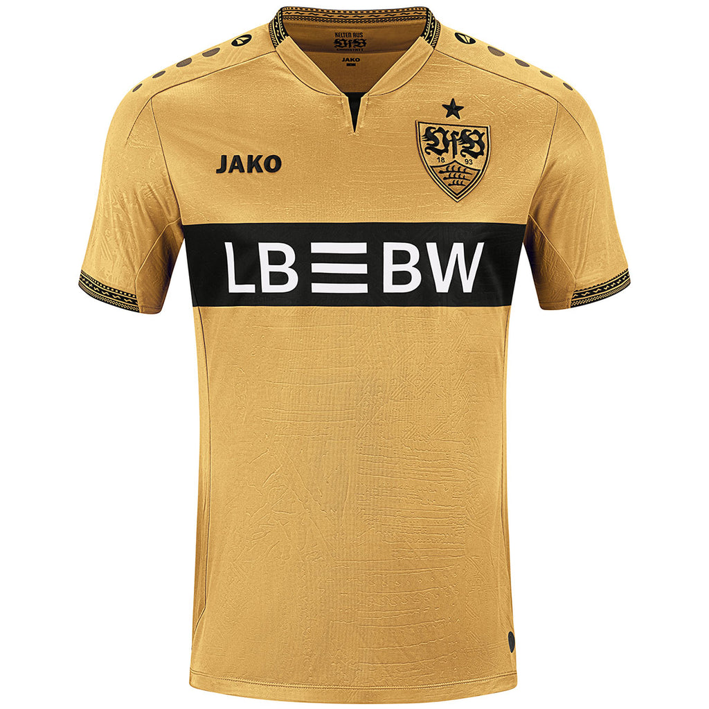 VfB Stuttgart 2026/27 gold Third Jersey front view
