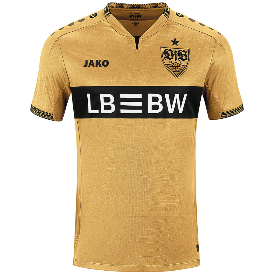VfB Stuttgart 2026/27 gold Third Jersey front view